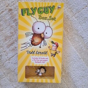 Fly Guy Boxed Set of 10 Books with Bonus Backpack Buddy + 2 Extra Books